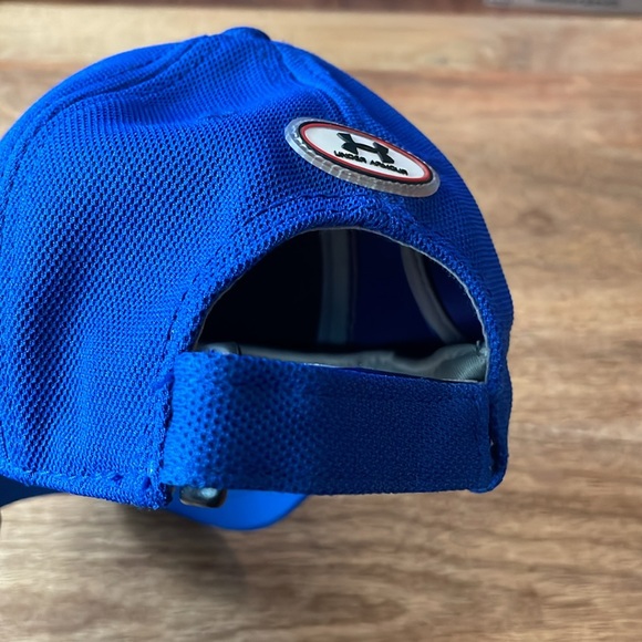 Under Armor Blue Velcro back hat YOUTH - Picture 3 of 4